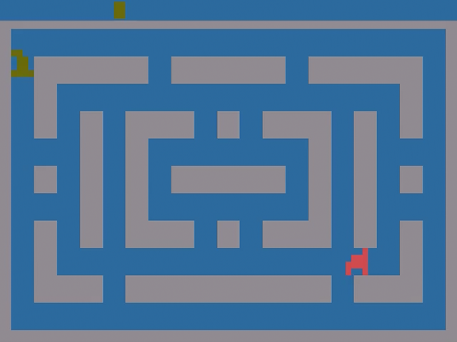 Racer title screen for Atari 2600
